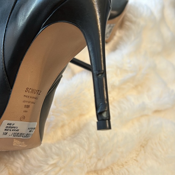 CLOSET CLOSING Revolve Schutz Mikki Up Boot in Black Sz 10 - Picture 5 of 5